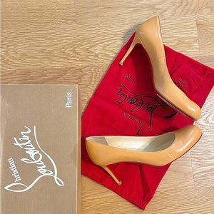 Louboutin Simple Pumps - Nude, Great Condition
